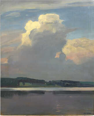 Клодт Николай Александрович. Облака над рекой